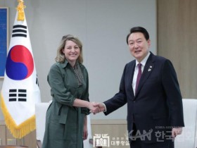 윤석열 대통령, 캐나다·프랑스 외교장관 접견