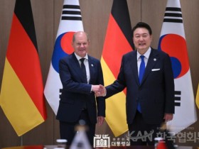 윤석열 대통령-올라프 숄츠 독일 총리 21일 정상회담